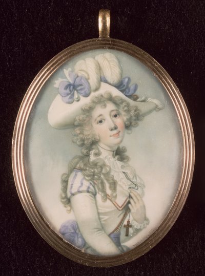Miniature of an Unknown Woman by Richard Crosse